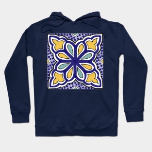 Geometric portuguese tile Hoodie